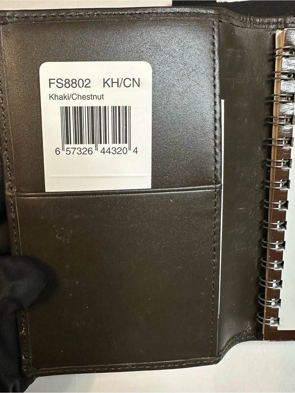 Coach Monogram Canvas Tab address book- Khaki/Brown